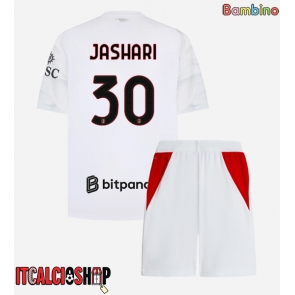 AC Milan Ardon Jashari #30 Seconda Maglia Bambino 2026-27 Manica Corta (+ Pantaloni corti)